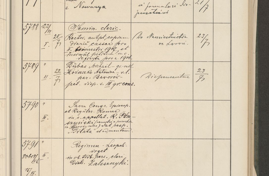Zdjęcie nr 109 dla obiektu archiwalnego: Protocollum 1907 r.
