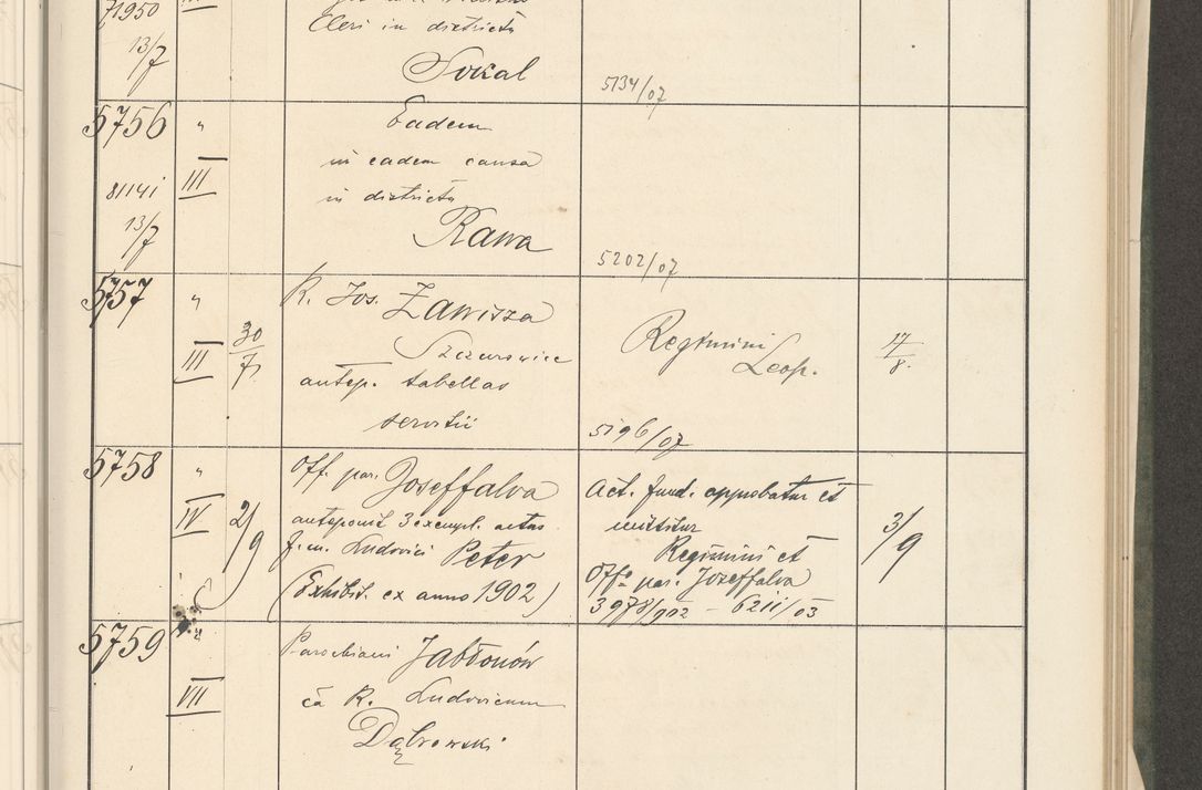 Zdjęcie nr 105 dla obiektu archiwalnego: Protocollum 1907 r.