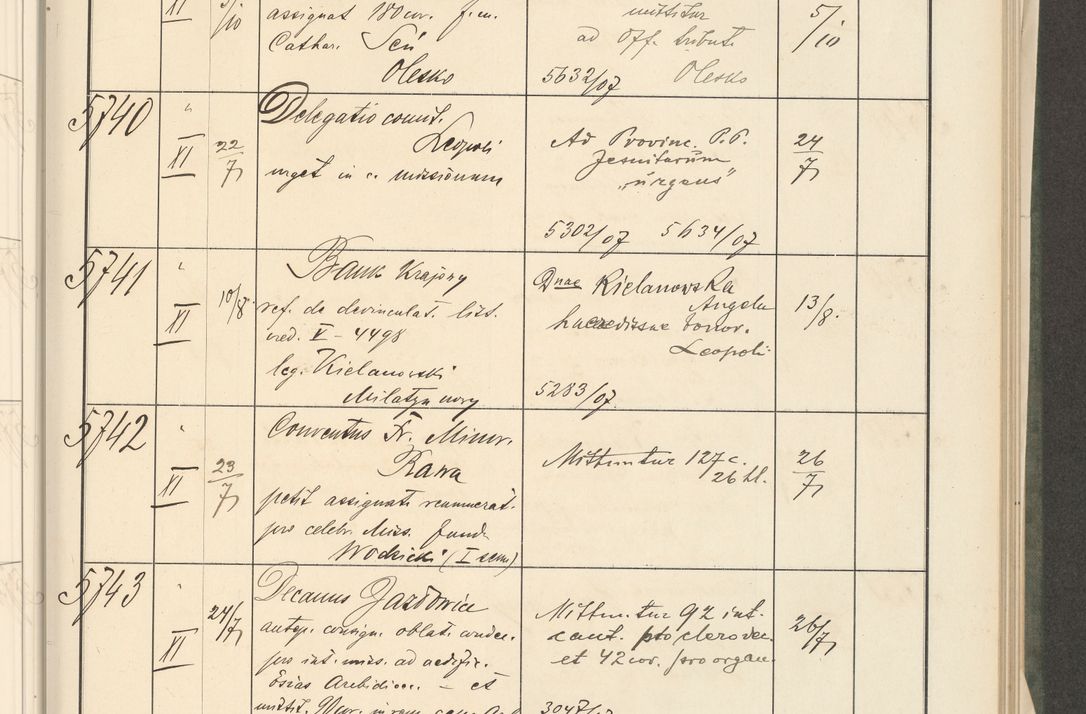 Zdjęcie nr 103 dla obiektu archiwalnego: Protocollum 1907 r.