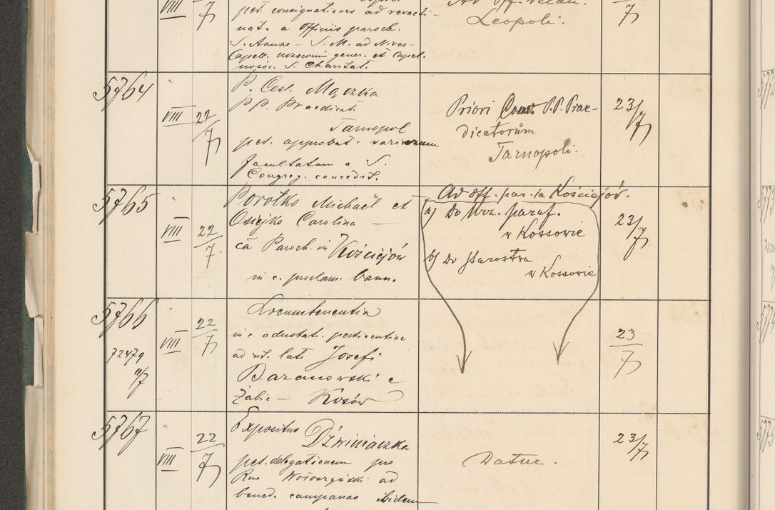 Zdjęcie nr 106 dla obiektu archiwalnego: Protocollum 1907 r.