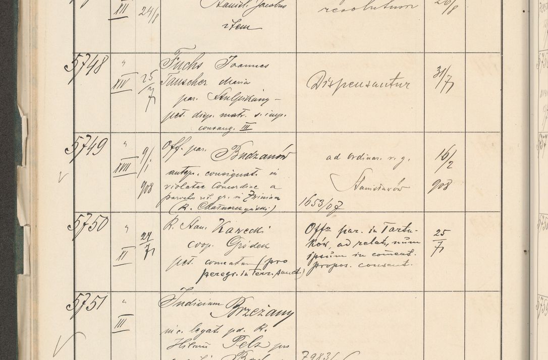 Zdjęcie nr 104 dla obiektu archiwalnego: Protocollum 1907 r.