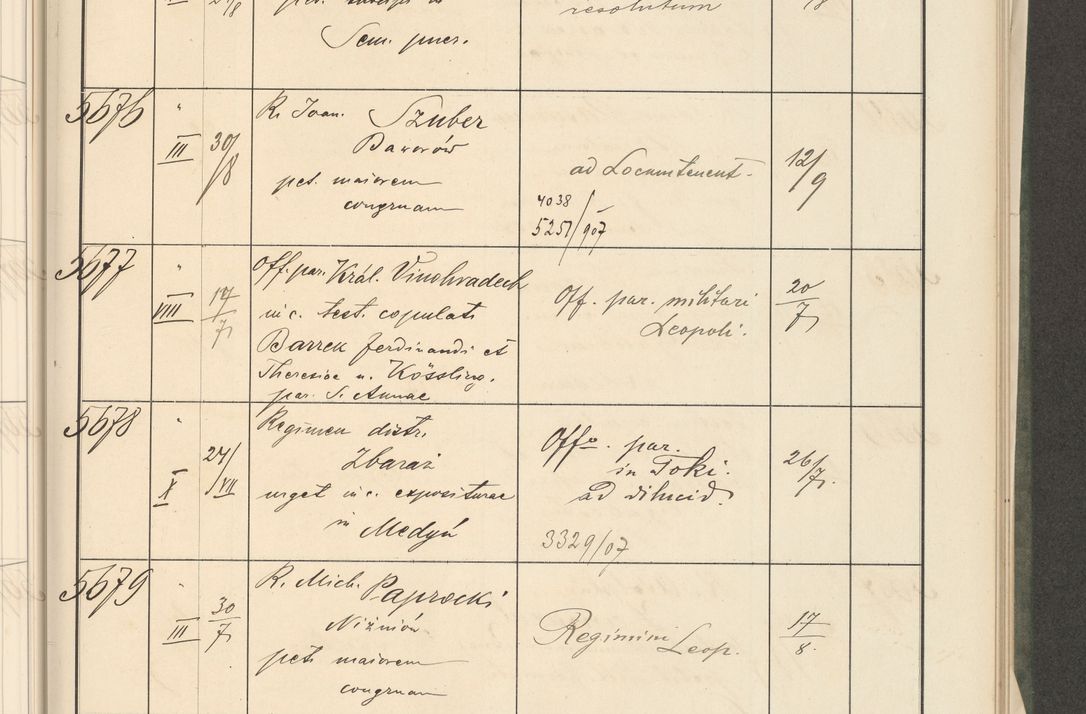 Zdjęcie nr 95 dla obiektu archiwalnego: Protocollum 1907 r.