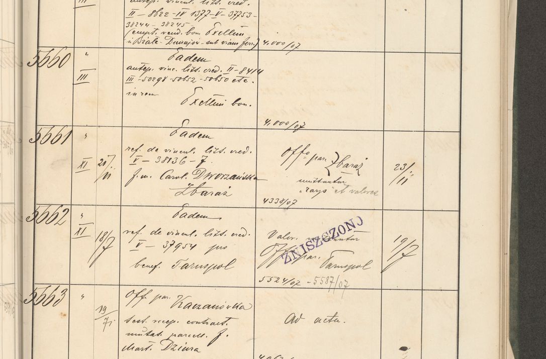 Zdjęcie nr 93 dla obiektu archiwalnego: Protocollum 1907 r.