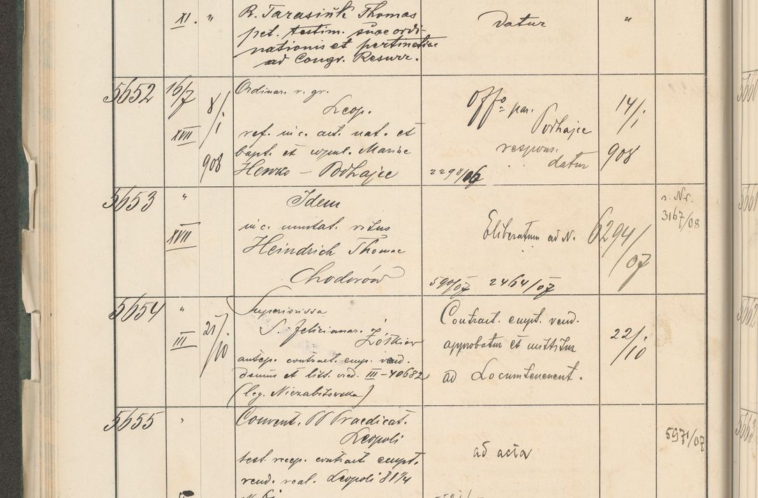 Zdjęcie nr 92 dla obiektu archiwalnego: Protocollum 1907 r.