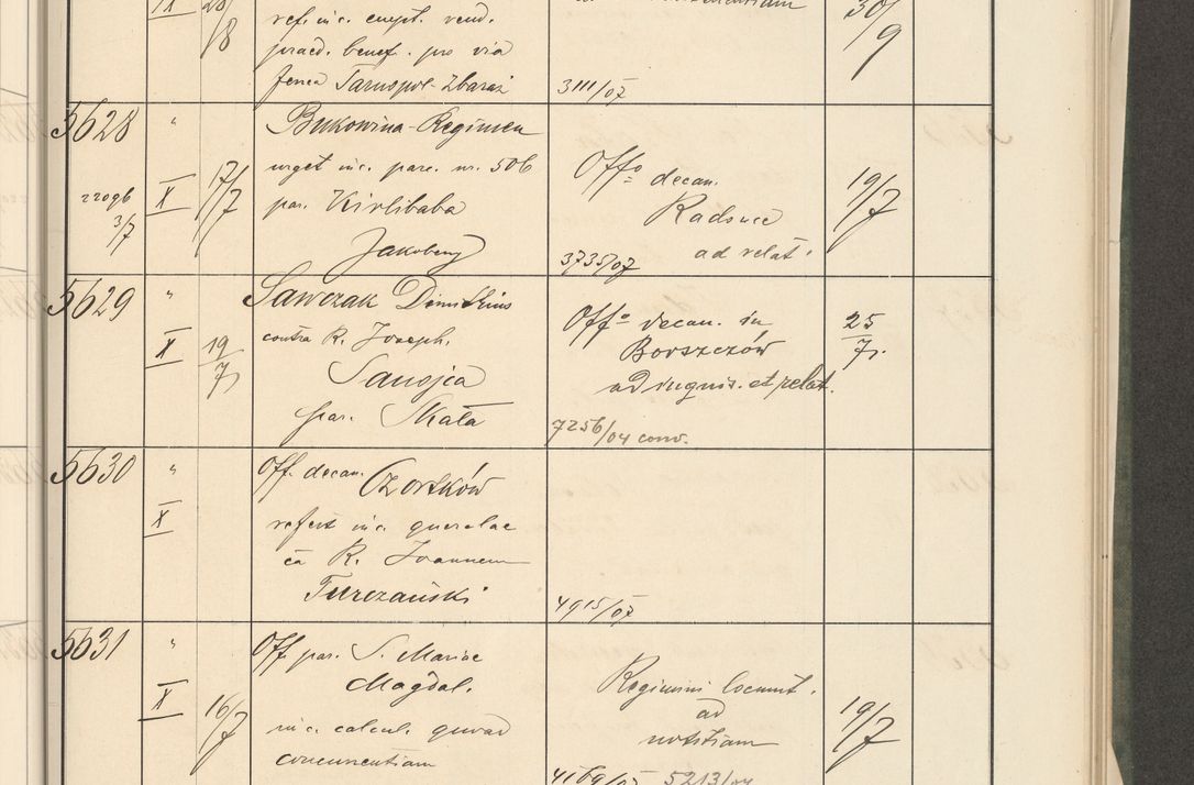 Zdjęcie nr 89 dla obiektu archiwalnego: Protocollum 1907 r.