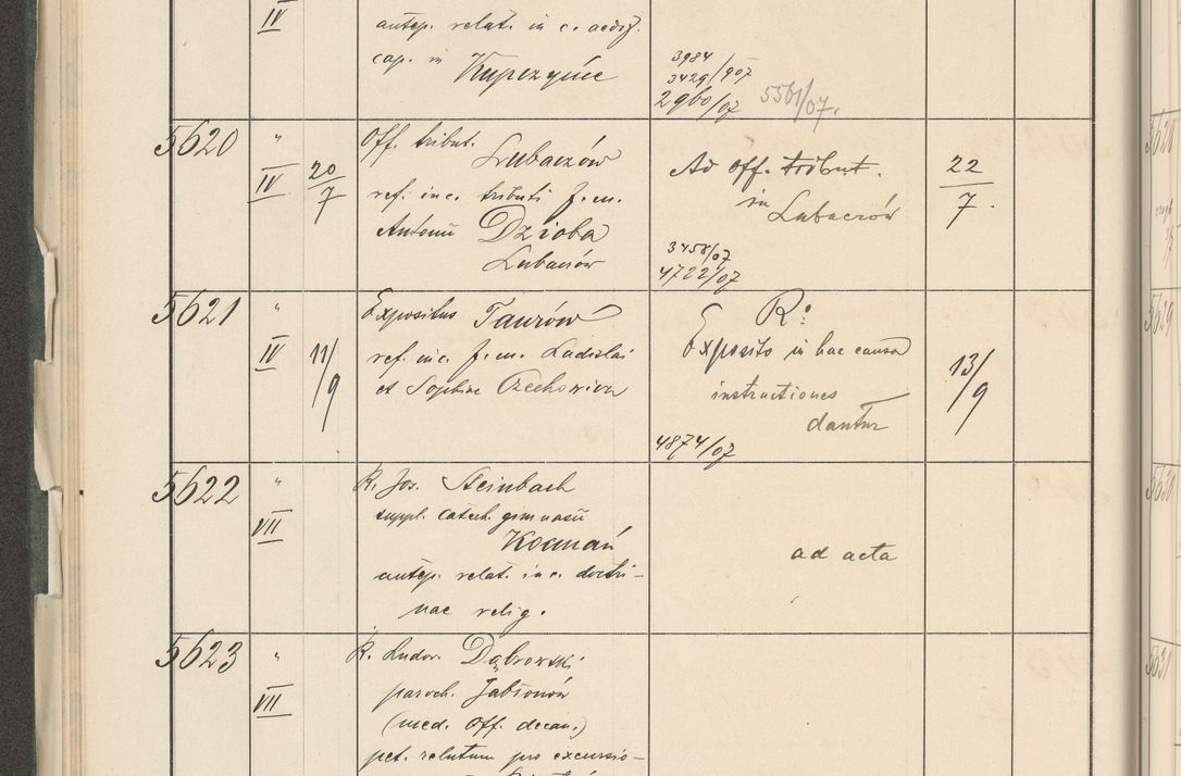Zdjęcie nr 88 dla obiektu archiwalnego: Protocollum 1907 r.