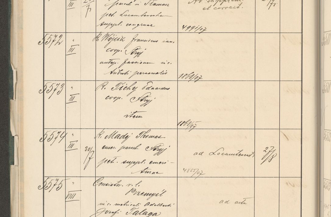 Zdjęcie nr 82 dla obiektu archiwalnego: Protocollum 1907 r.