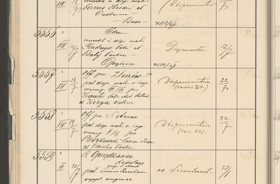 Zdjęcie nr 80 dla obiektu archiwalnego: Protocollum 1907 r.