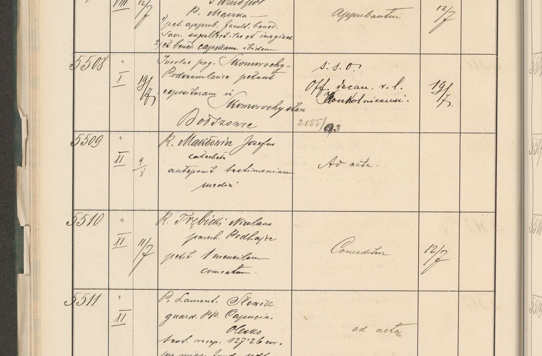 Zdjęcie nr 74 dla obiektu archiwalnego: Protocollum 1907 r.