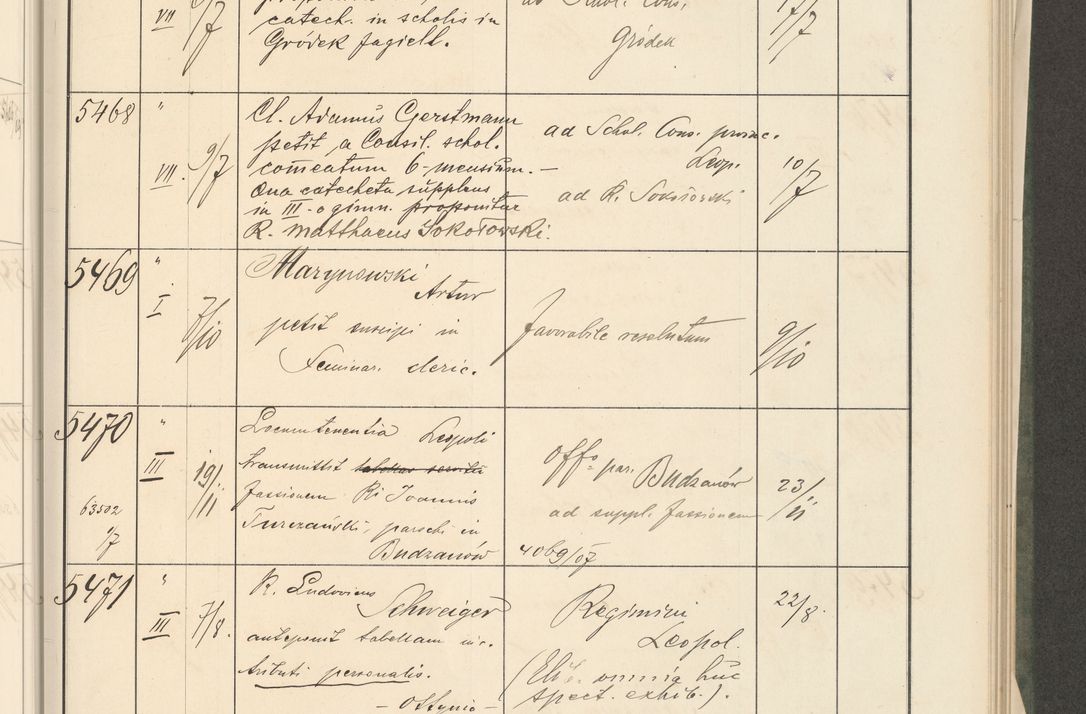 Zdjęcie nr 69 dla obiektu archiwalnego: Protocollum 1907 r.