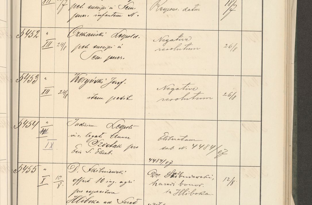 Zdjęcie nr 67 dla obiektu archiwalnego: Protocollum 1907 r.