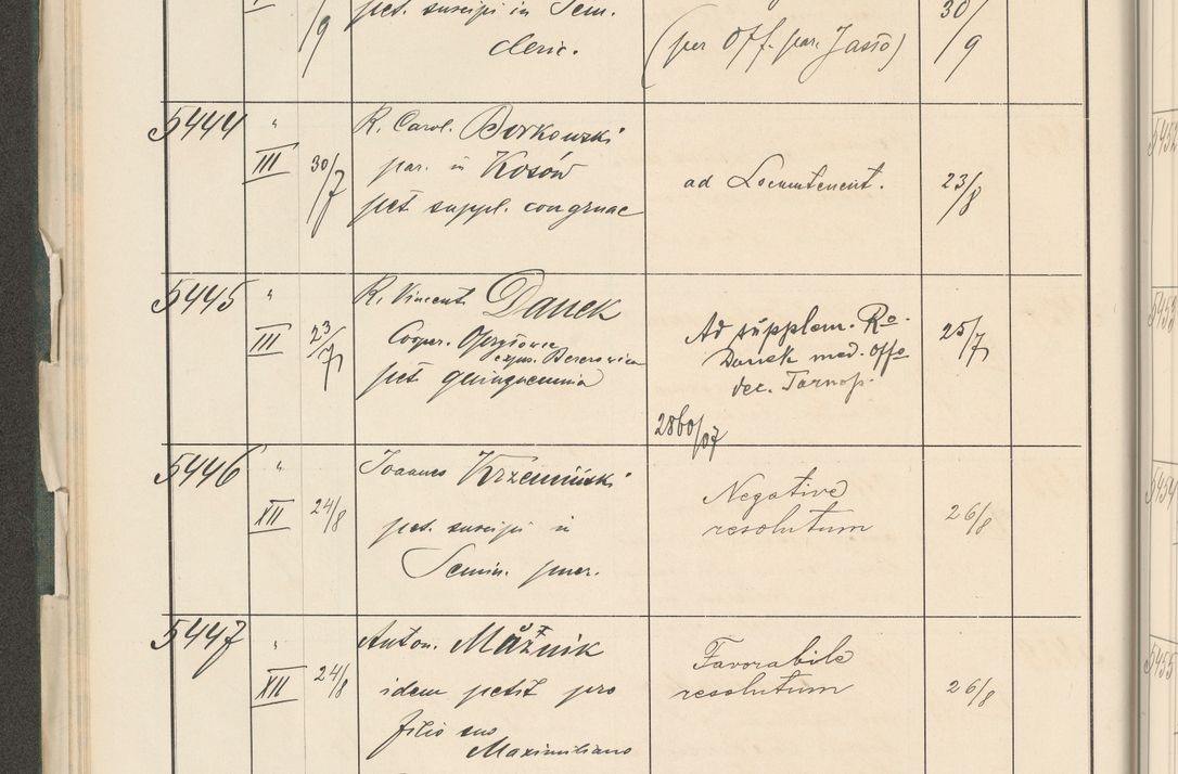 Zdjęcie nr 66 dla obiektu archiwalnego: Protocollum 1907 r.