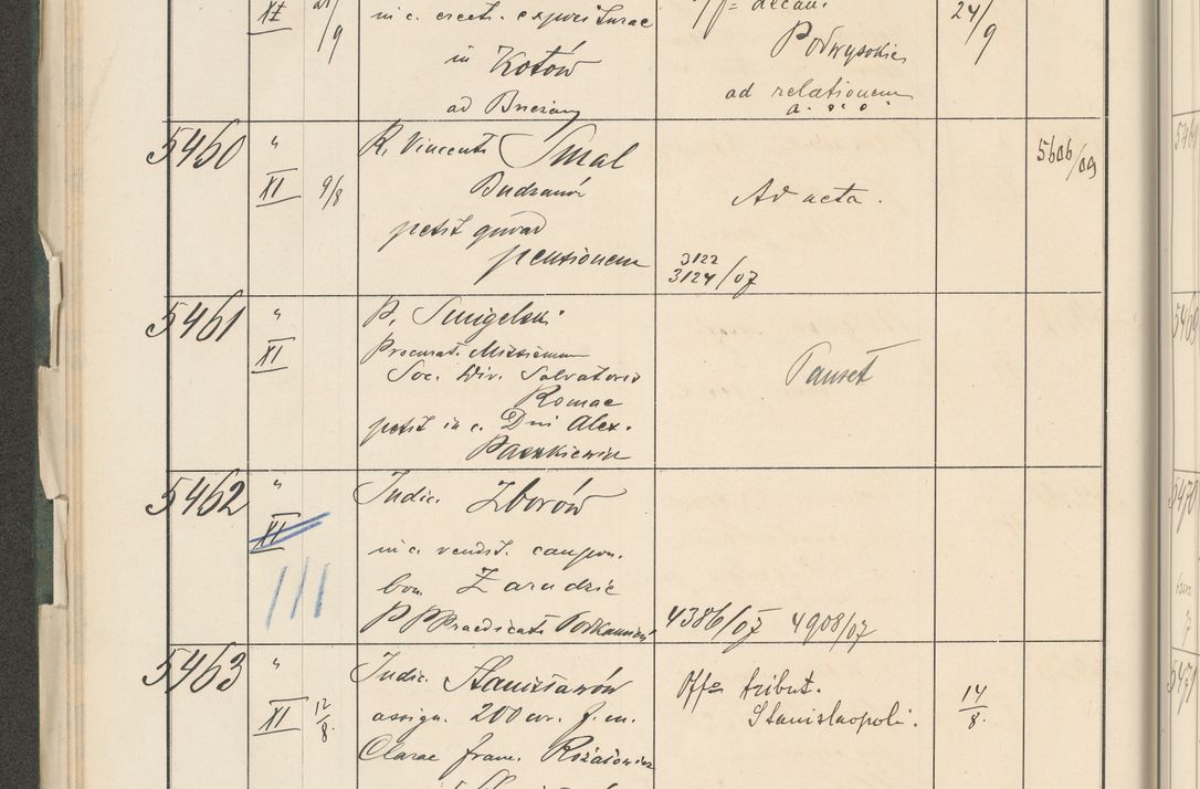 Zdjęcie nr 68 dla obiektu archiwalnego: Protocollum 1907 r.