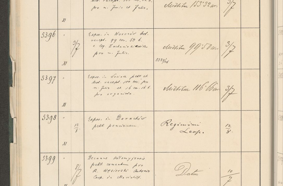 Zdjęcie nr 60 dla obiektu archiwalnego: Protocollum 1907 r.