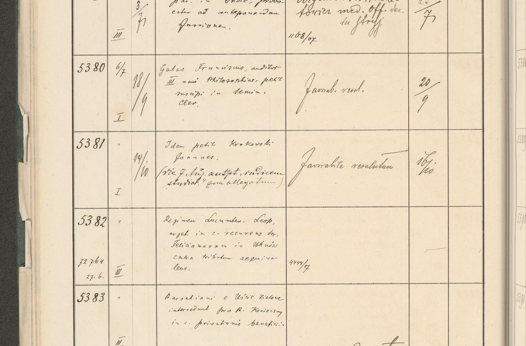 Zdjęcie nr 58 dla obiektu archiwalnego: Protocollum 1907 r.