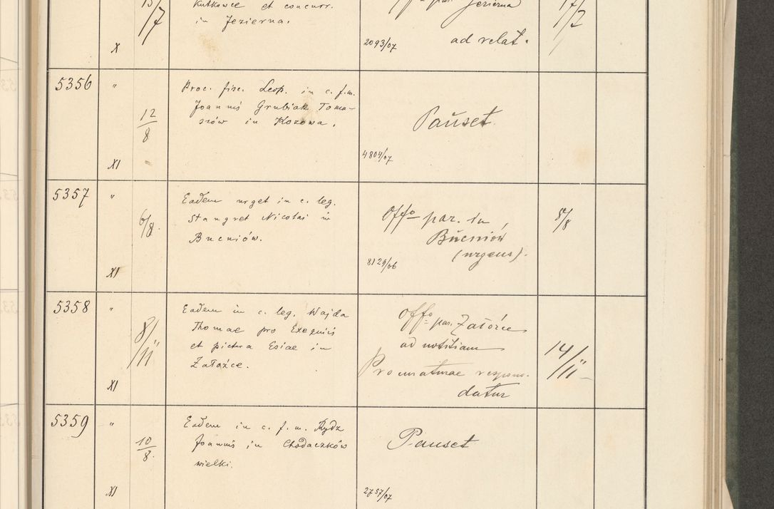 Zdjęcie nr 55 dla obiektu archiwalnego: Protocollum 1907 r.