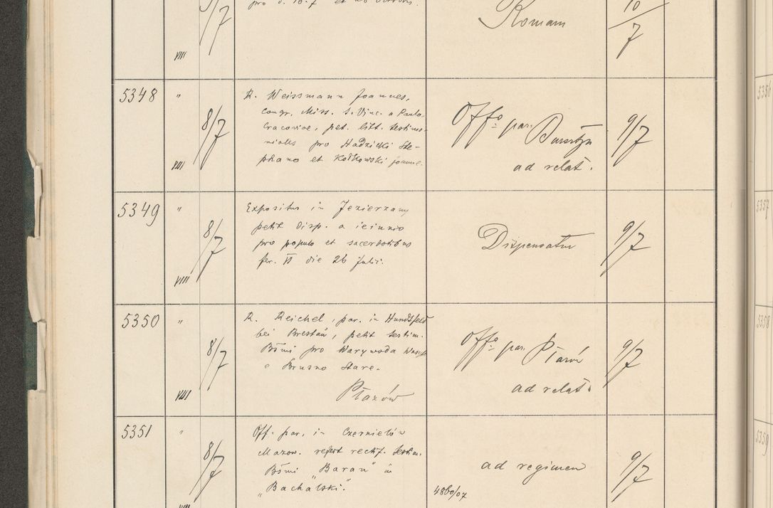 Zdjęcie nr 54 dla obiektu archiwalnego: Protocollum 1907 r.