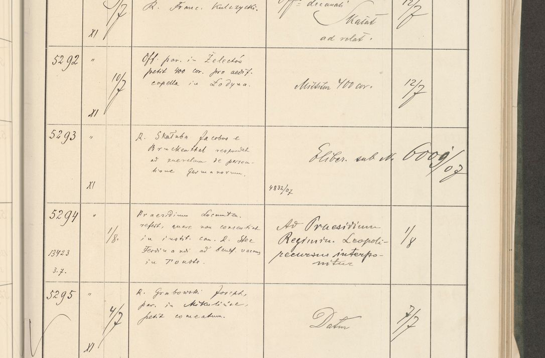 Zdjęcie nr 47 dla obiektu archiwalnego: Protocollum 1907 r.
