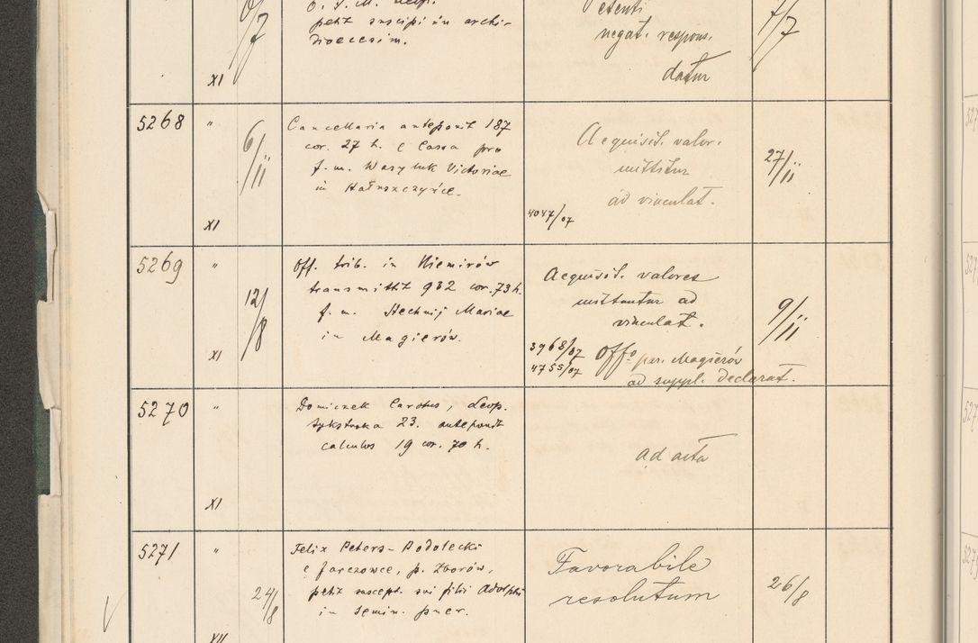 Zdjęcie nr 44 dla obiektu archiwalnego: Protocollum 1907 r.