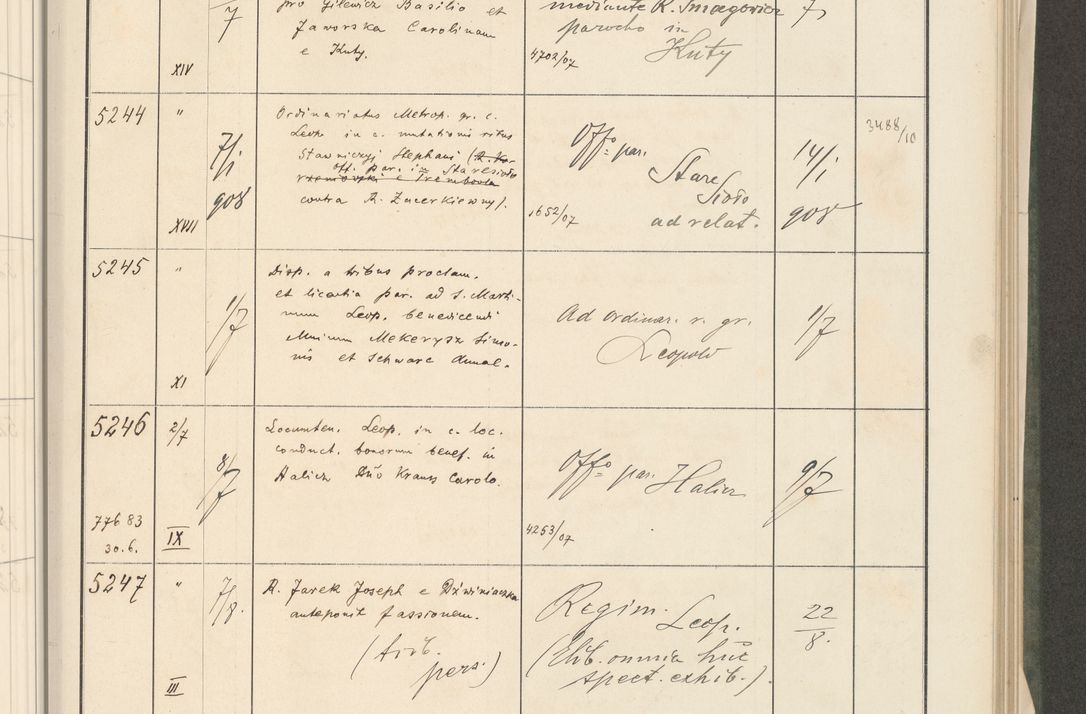 Zdjęcie nr 41 dla obiektu archiwalnego: Protocollum 1907 r.