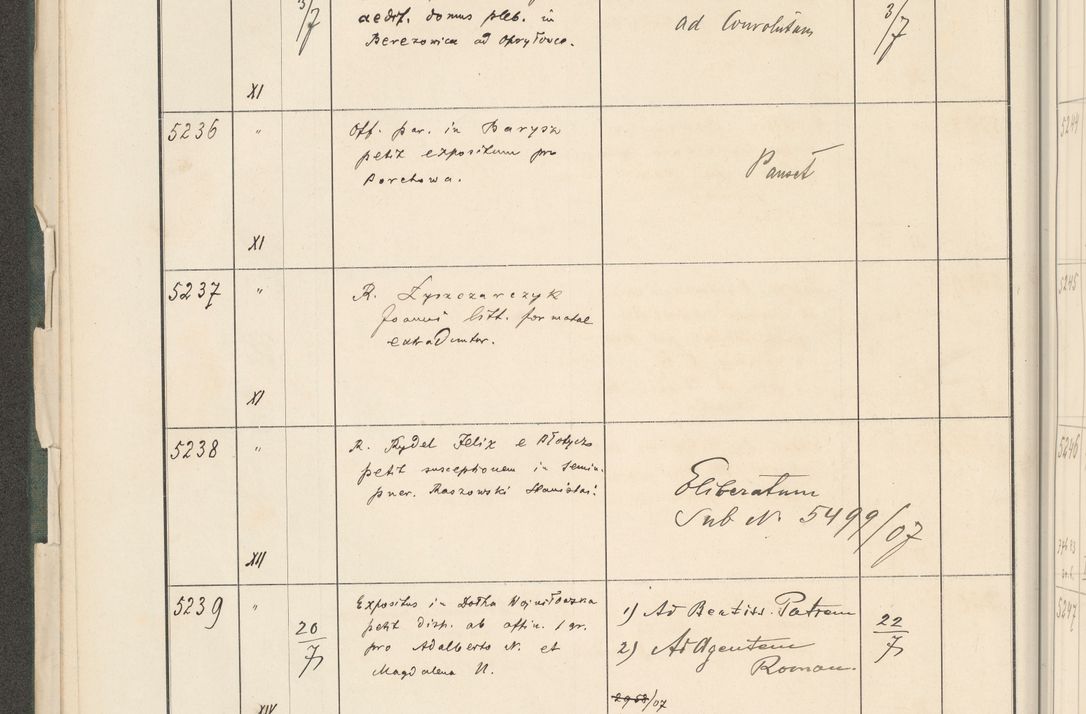 Zdjęcie nr 40 dla obiektu archiwalnego: Protocollum 1907 r.