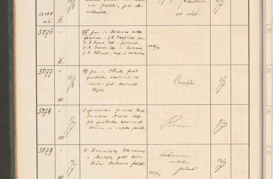 Zdjęcie nr 20 dla obiektu archiwalnego: Protocollum 1907 r.
