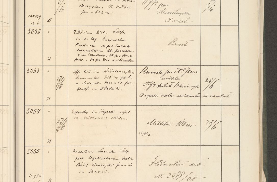 Zdjęcie nr 17 dla obiektu archiwalnego: Protocollum 1907 r.