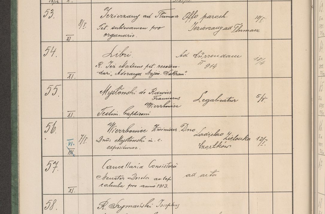 Zdjęcie nr 11 dla obiektu archiwalnego: Protocollum Consistorii lat. Leop. 1914