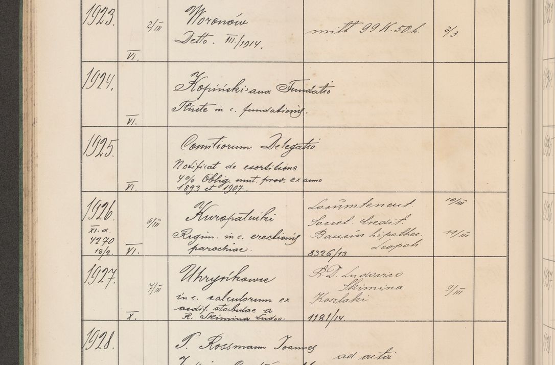 Zdjęcie nr 199 dla obiektu archiwalnego: Protocollum Consistorii lat. Leop. 1914