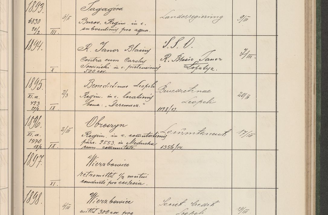 Zdjęcie nr 196 dla obiektu archiwalnego: Protocollum Consistorii lat. Leop. 1914