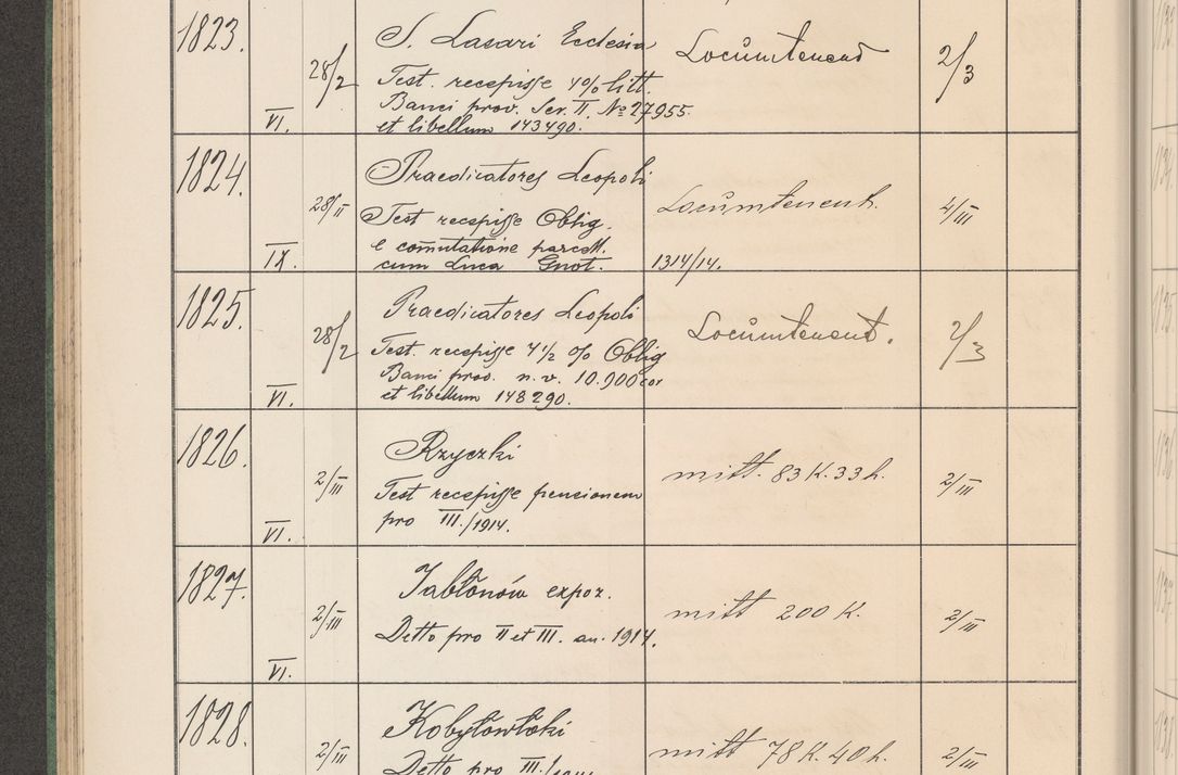 Zdjęcie nr 189 dla obiektu archiwalnego: Protocollum Consistorii lat. Leop. 1914