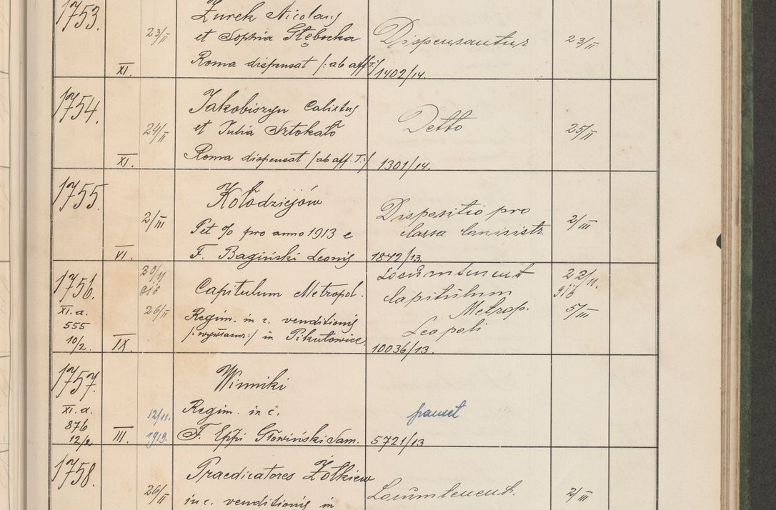 Zdjęcie nr 182 dla obiektu archiwalnego: Protocollum Consistorii lat. Leop. 1914