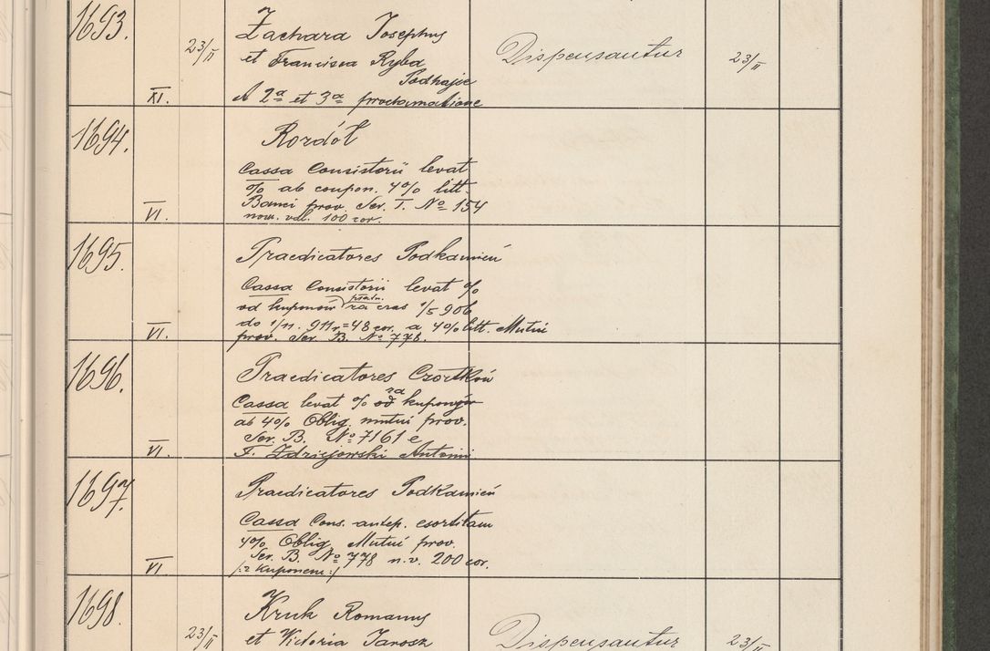 Zdjęcie nr 176 dla obiektu archiwalnego: Protocollum Consistorii lat. Leop. 1914