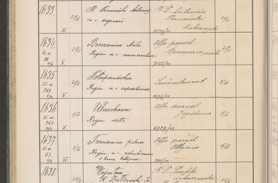 Zdjęcie nr 169 dla obiektu archiwalnego: Protocollum Consistorii lat. Leop. 1914