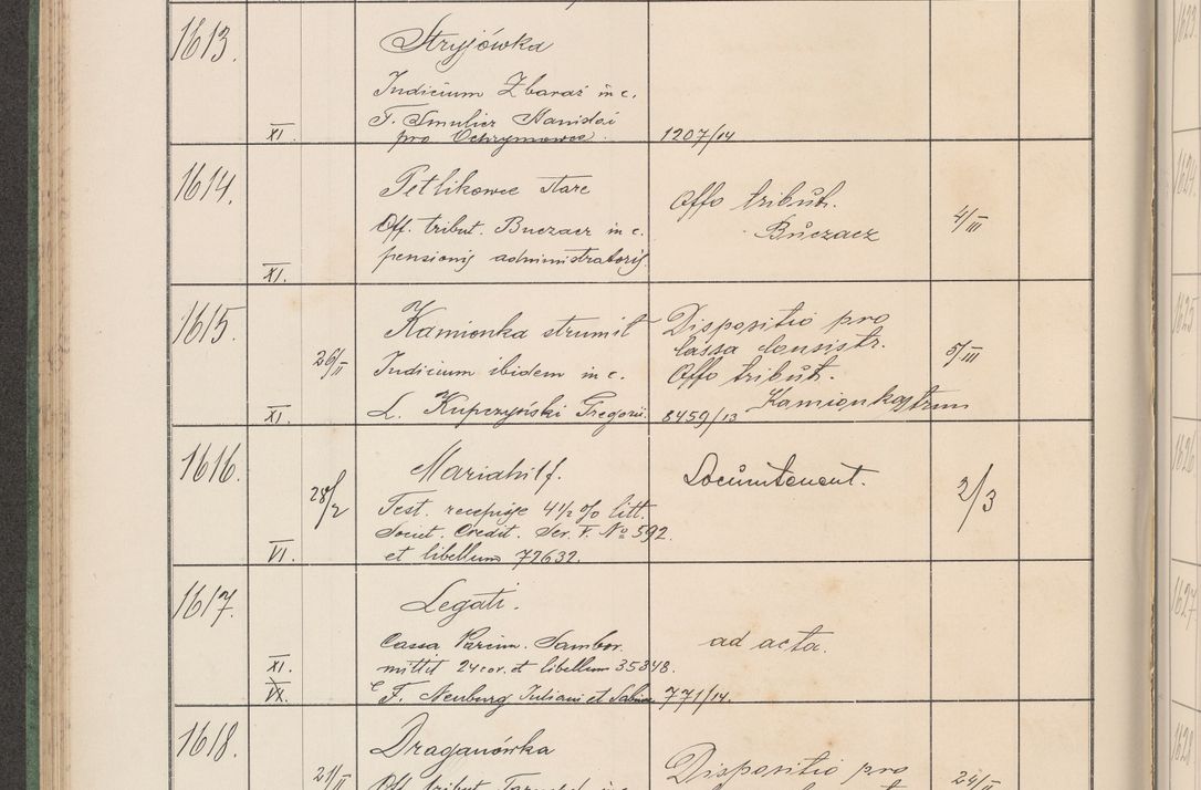 Zdjęcie nr 167 dla obiektu archiwalnego: Protocollum Consistorii lat. Leop. 1914