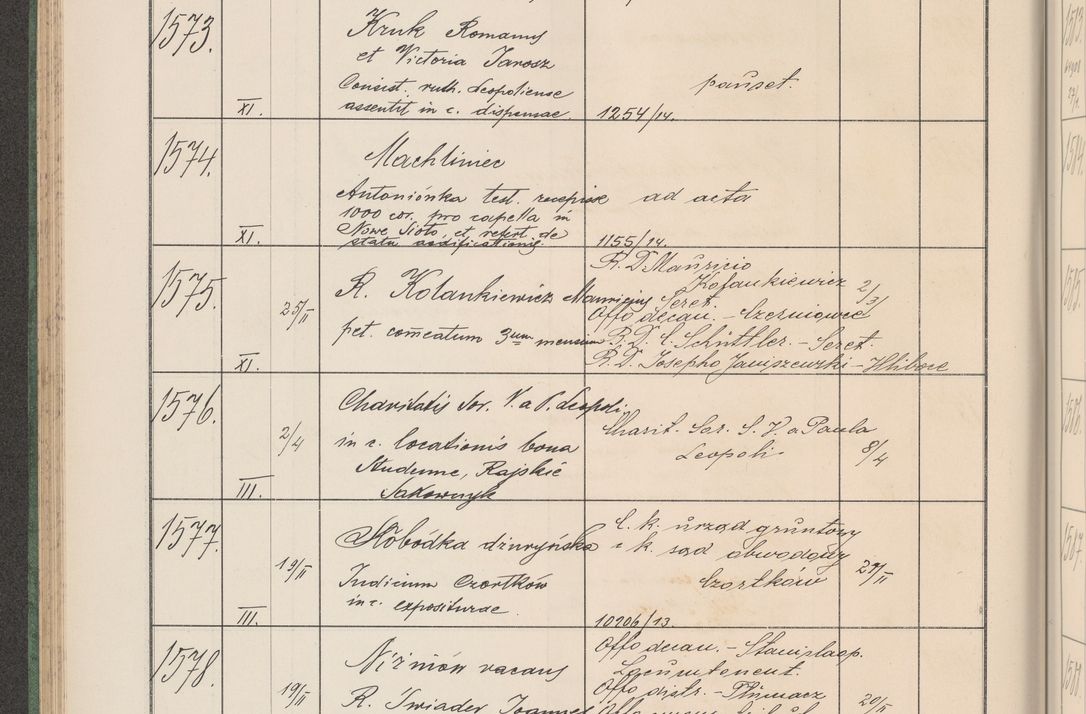 Zdjęcie nr 163 dla obiektu archiwalnego: Protocollum Consistorii lat. Leop. 1914