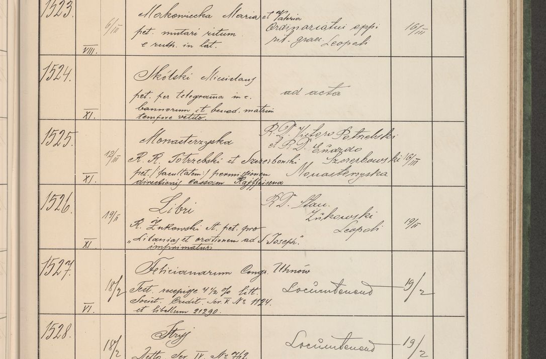 Zdjęcie nr 158 dla obiektu archiwalnego: Protocollum Consistorii lat. Leop. 1914