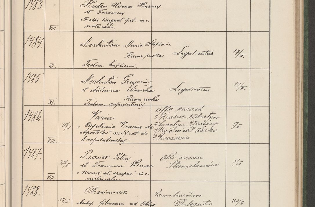 Zdjęcie nr 154 dla obiektu archiwalnego: Protocollum Consistorii lat. Leop. 1914