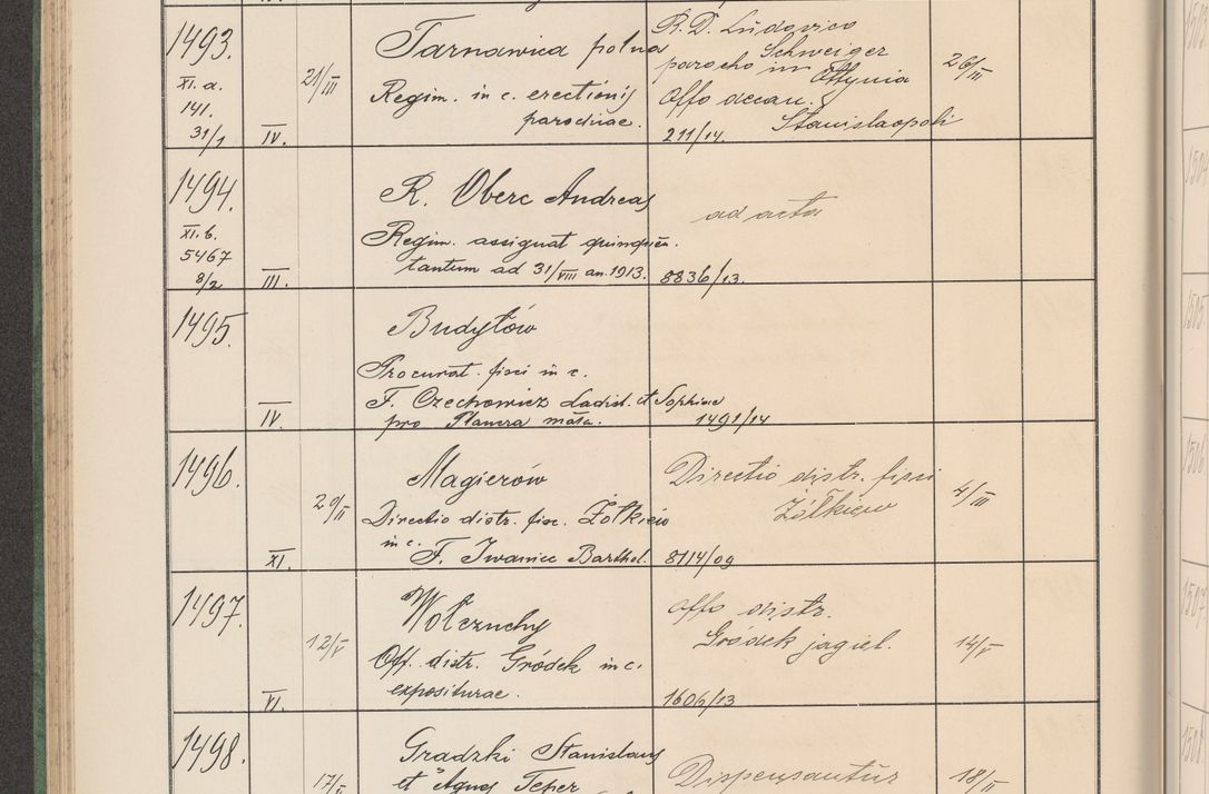 Zdjęcie nr 155 dla obiektu archiwalnego: Protocollum Consistorii lat. Leop. 1914