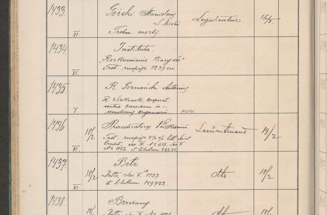 Zdjęcie nr 149 dla obiektu archiwalnego: Protocollum Consistorii lat. Leop. 1914