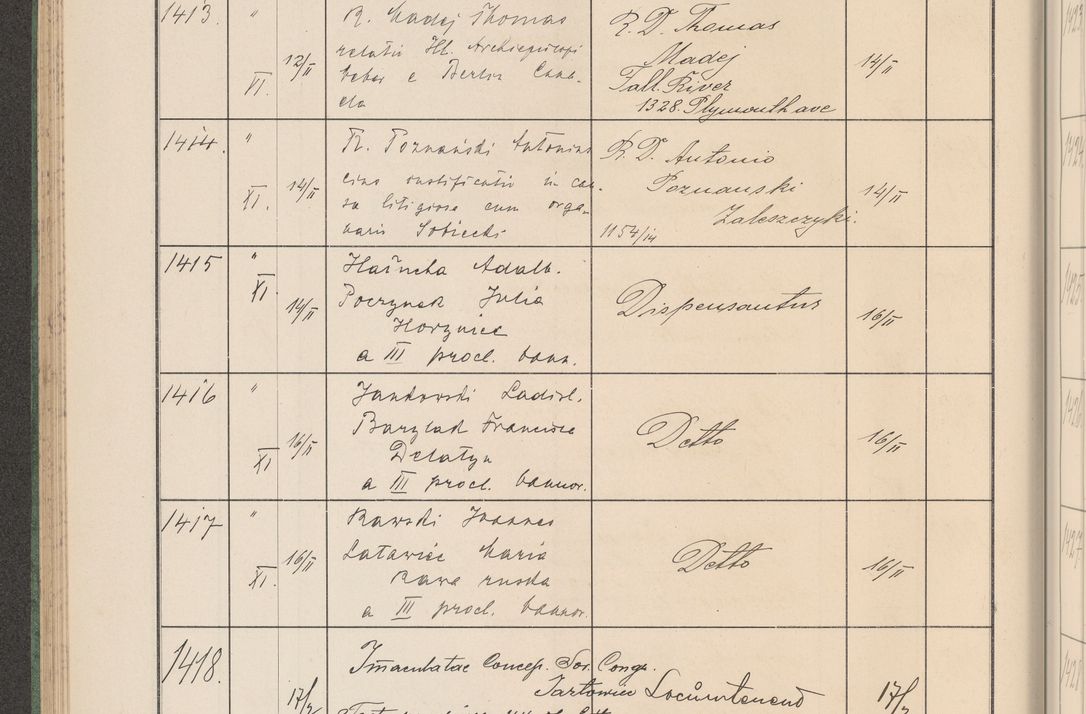 Zdjęcie nr 147 dla obiektu archiwalnego: Protocollum Consistorii lat. Leop. 1914