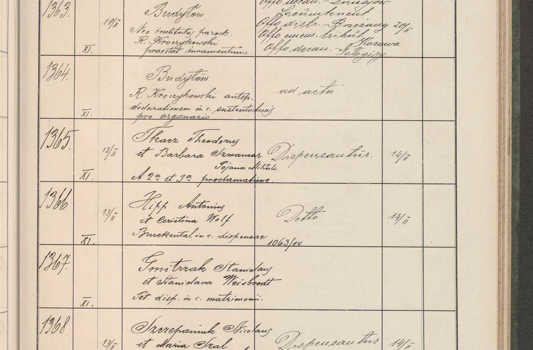 Zdjęcie nr 142 dla obiektu archiwalnego: Protocollum Consistorii lat. Leop. 1914