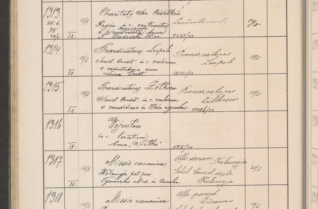 Zdjęcie nr 137 dla obiektu archiwalnego: Protocollum Consistorii lat. Leop. 1914