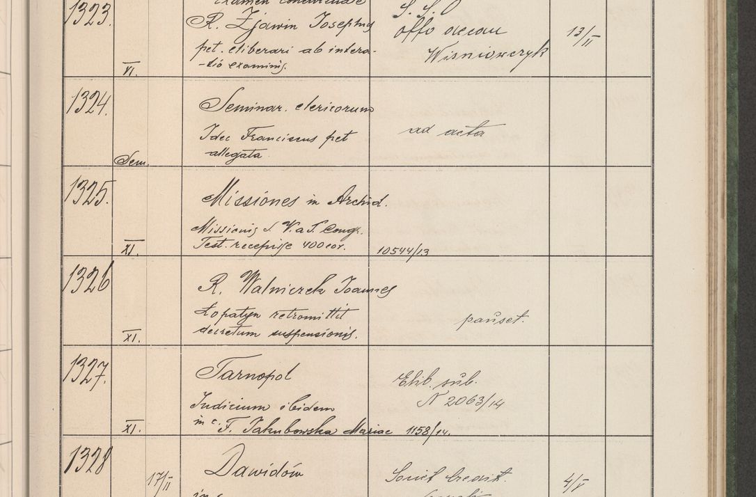 Zdjęcie nr 138 dla obiektu archiwalnego: Protocollum Consistorii lat. Leop. 1914