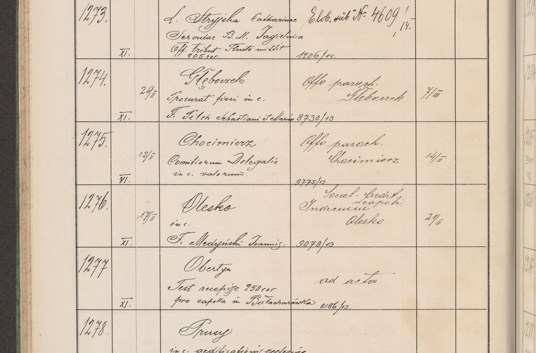 Zdjęcie nr 133 dla obiektu archiwalnego: Protocollum Consistorii lat. Leop. 1914