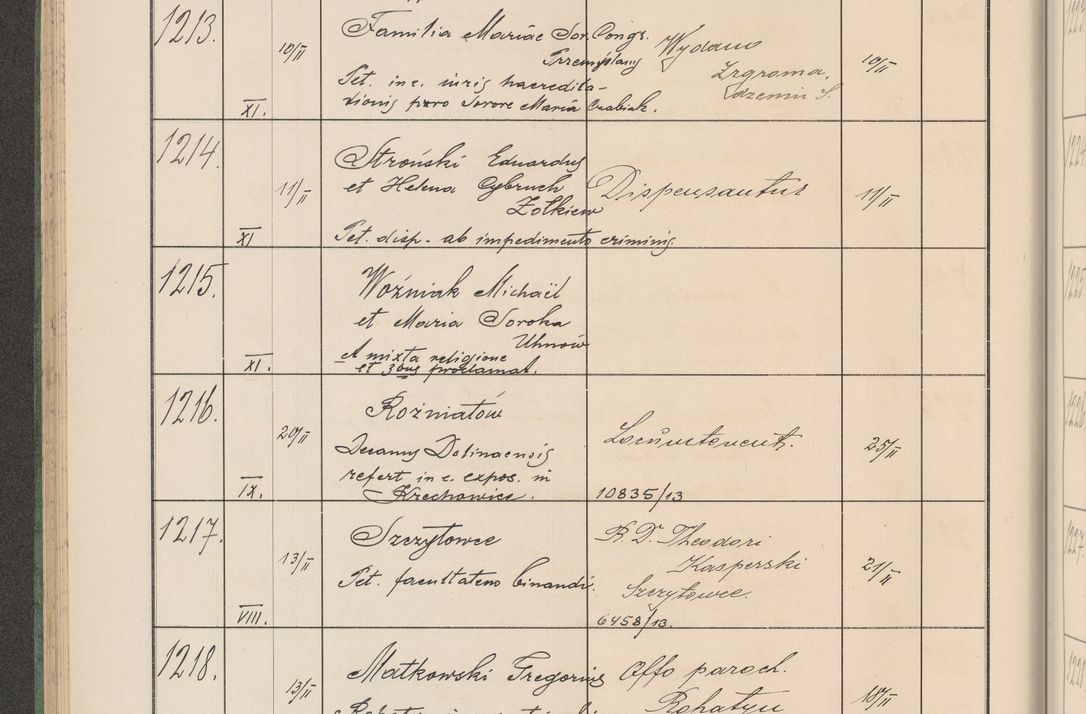 Zdjęcie nr 127 dla obiektu archiwalnego: Protocollum Consistorii lat. Leop. 1914
