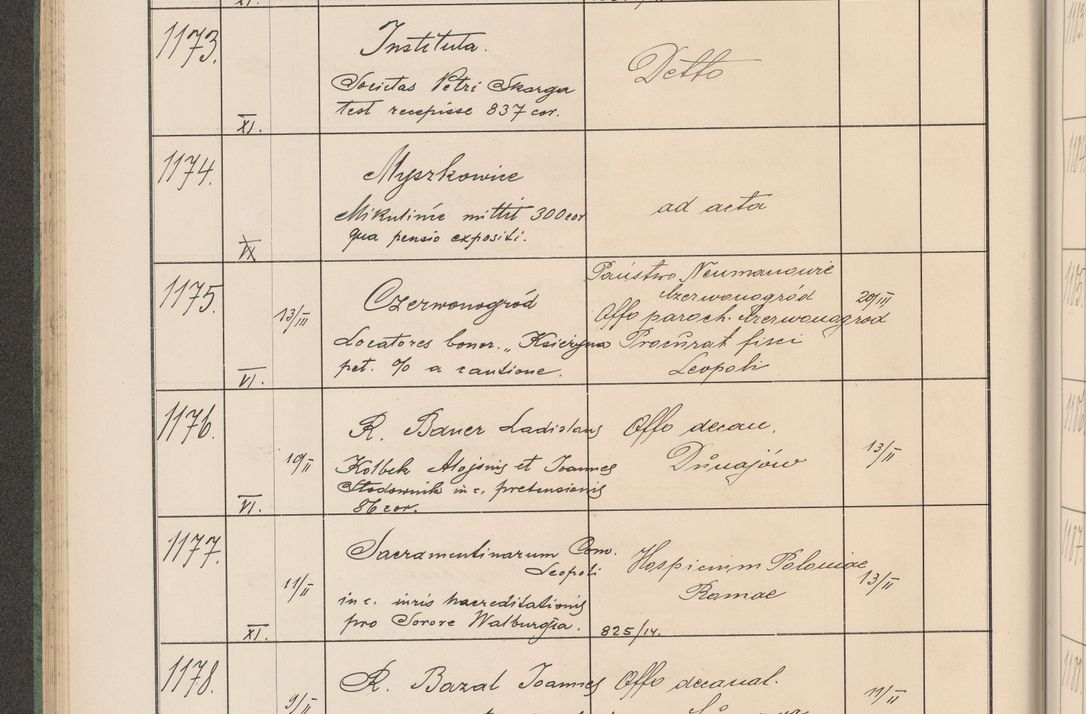 Zdjęcie nr 123 dla obiektu archiwalnego: Protocollum Consistorii lat. Leop. 1914