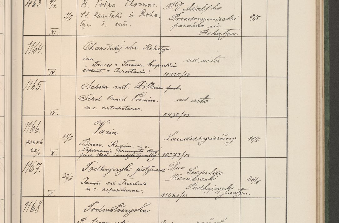 Zdjęcie nr 122 dla obiektu archiwalnego: Protocollum Consistorii lat. Leop. 1914