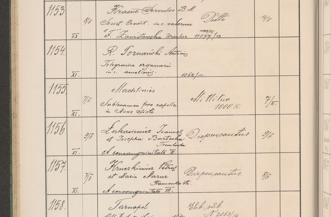 Zdjęcie nr 121 dla obiektu archiwalnego: Protocollum Consistorii lat. Leop. 1914
