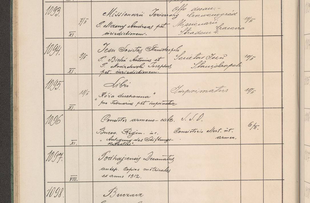 Zdjęcie nr 115 dla obiektu archiwalnego: Protocollum Consistorii lat. Leop. 1914